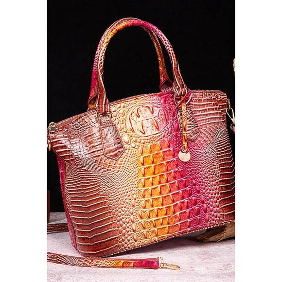 Gradient PU Leather Handbag - Picture 7 of 15